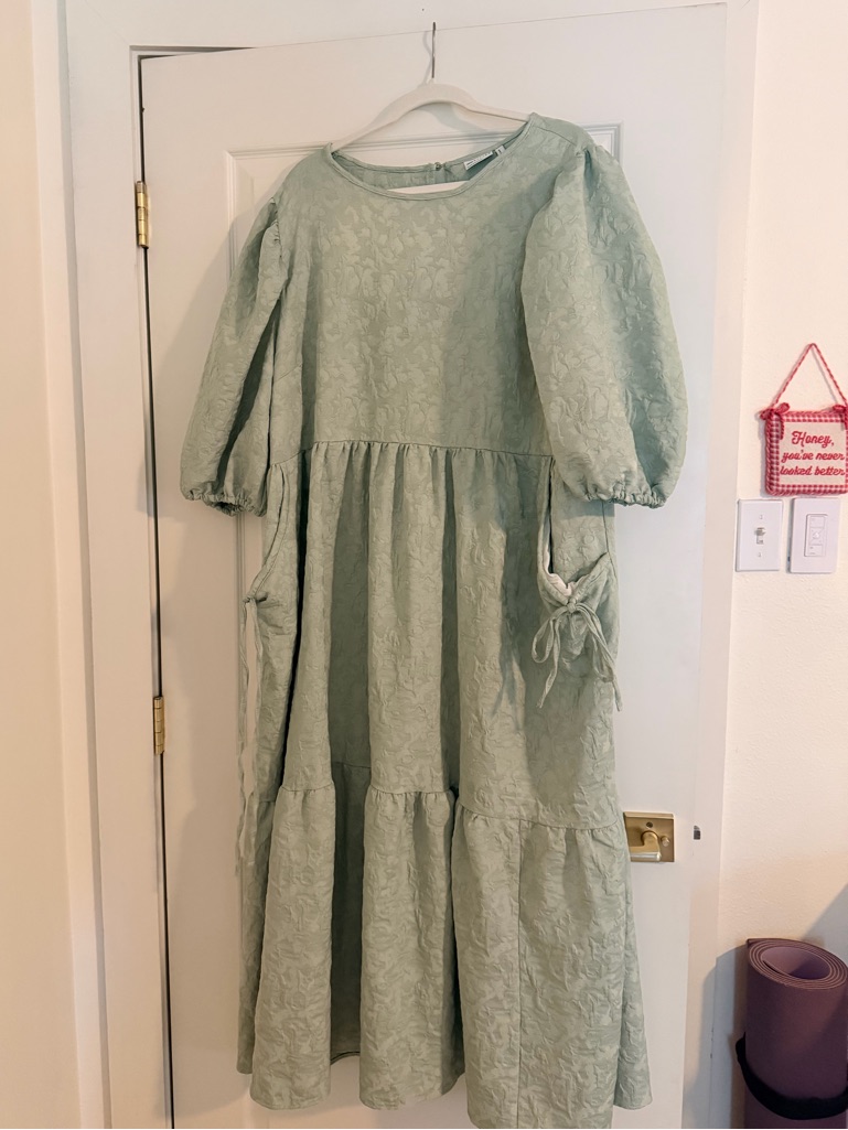 Sage Green Asos Design Maxi Dress